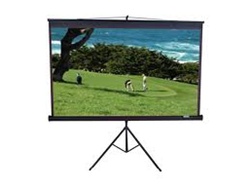 Tripod Projection Screen 80" x 80" - Black Case- Matte White - 113" Diagonal