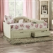 Maureen Daybed in Antique White Finish by Furniture of America - FOA-1749