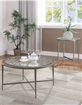 Freja 2 Piece Occasional Table Set in Silver by Furniture of America - FOA-4743-2PK