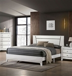 Magdeburg Bed in White Finish by Furniture of America - FOA-7038WH-B