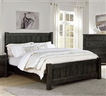 Regensburg Bed in Dark Gray Finish by Furniture of America - FOA-7169-B