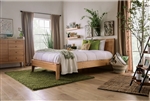 Willamette 6 Piece Bedroom Set in Light Oak Finish by Furniture of America - FOA-7602