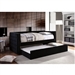 Susanna Daybed in Black Finish by Furniture of America - FOA-CM1739BK