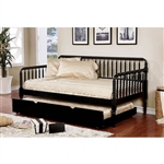 Linda Twin Daybed in Black Finish by Furniture of America - FOA-CM1741BK