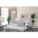 Linda Twin Daybed in White Finish by Furniture of America - FOA-CM1741WH