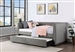 Doran Twin Daybed in Gray Finish by Furniture of America - FOA-CM1933GY