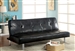 Eddi Futon Sofa in Black Finish by Furniture of America - FOA-CM2672