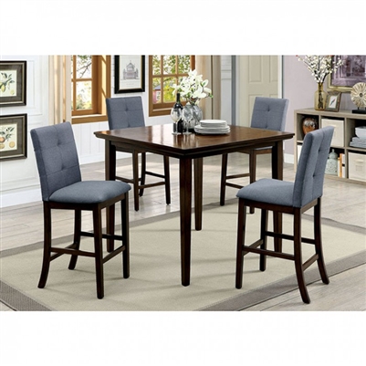 Charlene 5 Piece Counter Height Dining Set by Furniture of America - FOA-CM3354PT-5PK