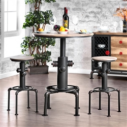 Foskey 3 Piece Bar Table Dining Set by Furniture of America - FOA-CM3367BT