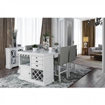 Sutton 5 Piece Counter Height Dining Set by Furniture of America - FOA-CM3390PT