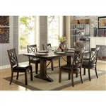 Paulina 7 Piece Dining Room Set by Furniture of America - FOA-CM3465T