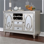 Cathalina Server in Silver Finish by Furniture of America - FOA-CM3541SV-SV