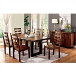 Maddison 7 Piece Dining Room Set by Furniture of America - FOA-CM3606T