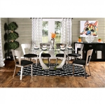 Nova 7 Piece Dining Room Set by Furniture of America - FOA-CM3728T