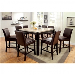 Gladstone II 7 Piece Counter Height Dining Set by Furniture of America - FOA-CM3823PT