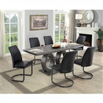Saskia 5 Piece Dining Table Set by Furniture of America - FOA-CM3918T