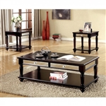 Horace 3 Piece Occasional Table Set in Espresso by Furniture of America - FOA-CM4242-3PK