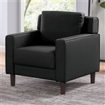 Hanover Chair in Black Finish by Furniture of America - FOA-CM6063BK-CH