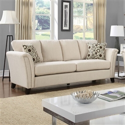 Campbell Sofa in Ivory by Furniture of America - FOA-CM6095IV-SF
