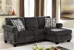 Jordana Sectional Sofa in Gray by Furniture of America - FOA-CM6211