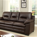 Parma Sofa in Brown by Furniture of America - FOA-CM6324BR-SF