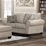 Henley Love Seat in Beige Finish by Furniture of America - FOA-CM6732BG-LV