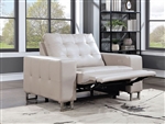 Abberton Power Recliner in Taupe Finish by Furniture of America - FOA-CM6735BG-PM-CH