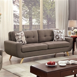 Livvy Sofa in Mocha by Furniture of America - FOA-CM6800-SF