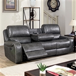 Walter Power Sofa in Gray by Furniture of America - FOA-CM6950GY-SF-PM