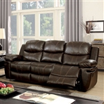 Listowel Sofa in Brown by Furniture of America - FOA-CM6992-SF
