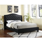 Carly Bed in Black Finish by Furniture of America - FOA-CM7160BK-B