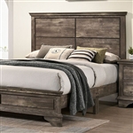 Fortworth Bed in Gray Finish by Furniture of America - FOA-CM7186-B