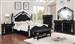 Azha 6 Piece Bedroom Set in Black Finish by Furniture of America - FOA-CM7194BK