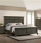 Houston Bed in Gray Finish by Furniture of America - FOA-CM7221GY-B