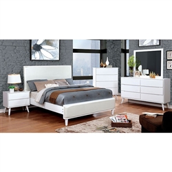 Lennart II Bed by Furniture of America - FOA-CM7387WH-B