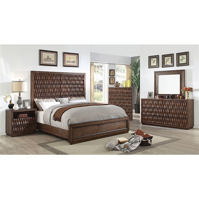 Eutropia 6 Piece Bedroom Set by Furniture of America - FOA-CM7394