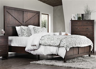 Brenna Bed in Espresso Finish by Furniture of America - FOA-CM7435EX-B