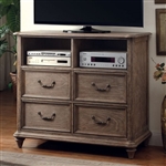 Belgrade 46 Inch TV Console in Rustic Natural Finish by Furniture of America - FOA-CM7611TV