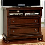 Northville 45 Inch TV Console in Dark Cherry Finish by Furniture of America - FOA-CM7682TV