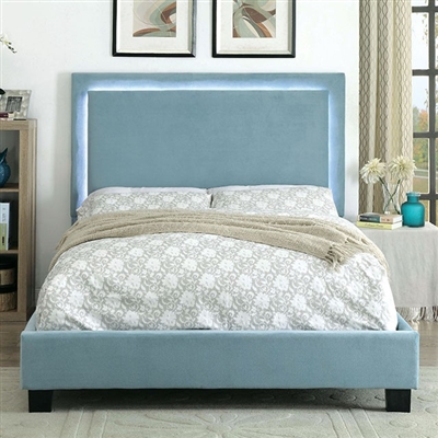 Erglow I Bed by Furniture of America - FOA-CM7695BL-B