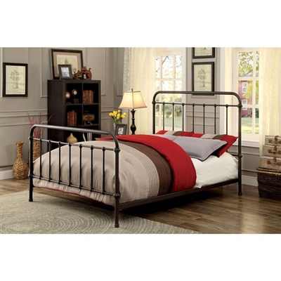 Iria 6 Piece Bedroom Set by Furniture of America - FOA-CM7701GM