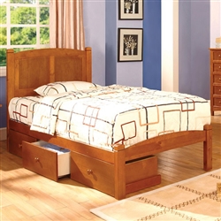 Cara Bed by Furniture of America - FOA-CM7903OAK-B