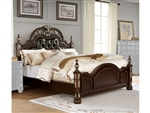 Theodor Bed in Brown Cherry/Espresso Finish by Furniture of America - FOA-CM7926-B
