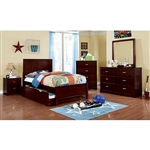 Prismo 4 Piece Youth Bedroom Set by Furniture of America - FOA-CM7941CH