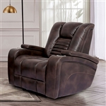 Abrielle Power Recliner in Dark Brown by Furniture of America - FOA-CM9902-CH