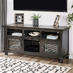 Argus 60 Inch TV Console in Rustic Black Finish by Furniture of America - FOA-EM5008BK-TV