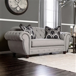 Viviana Love Seat in Black by Furniture of America - FOA-SM2291-LV