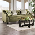 Kaye Sofa in Green Finish by Furniture of America - FOA-SM2684-SF