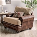 Fletcher Chair in Brown/Tan by Furniture of America - FOA-SM5148-CH