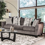 Jena Sofa in Gray by Furniture of America - FOA-SM5159-SF